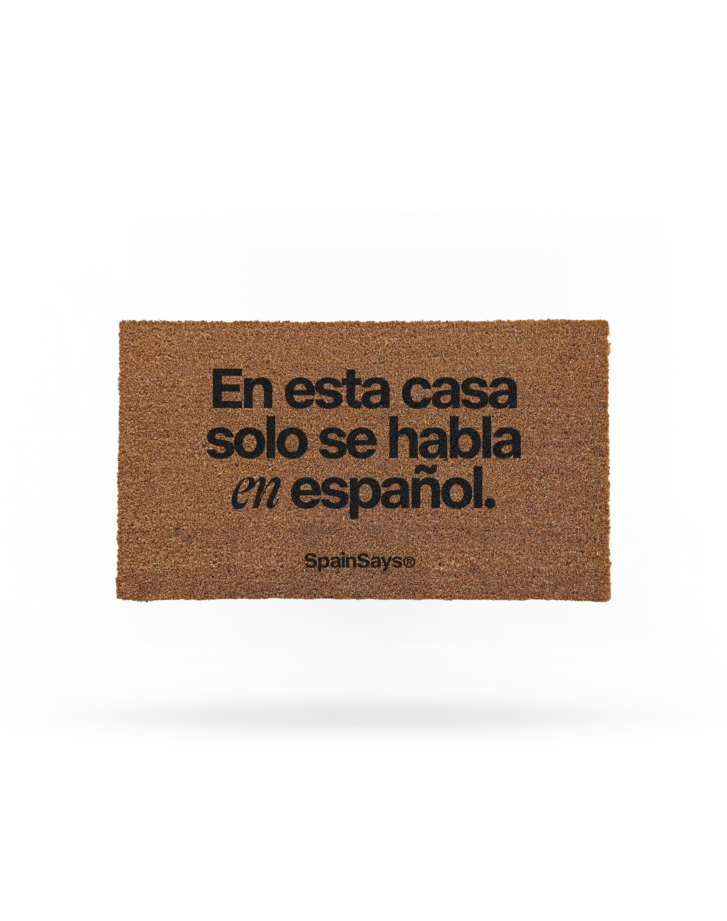 Felpudo “En esta casa solo se habla en español"
