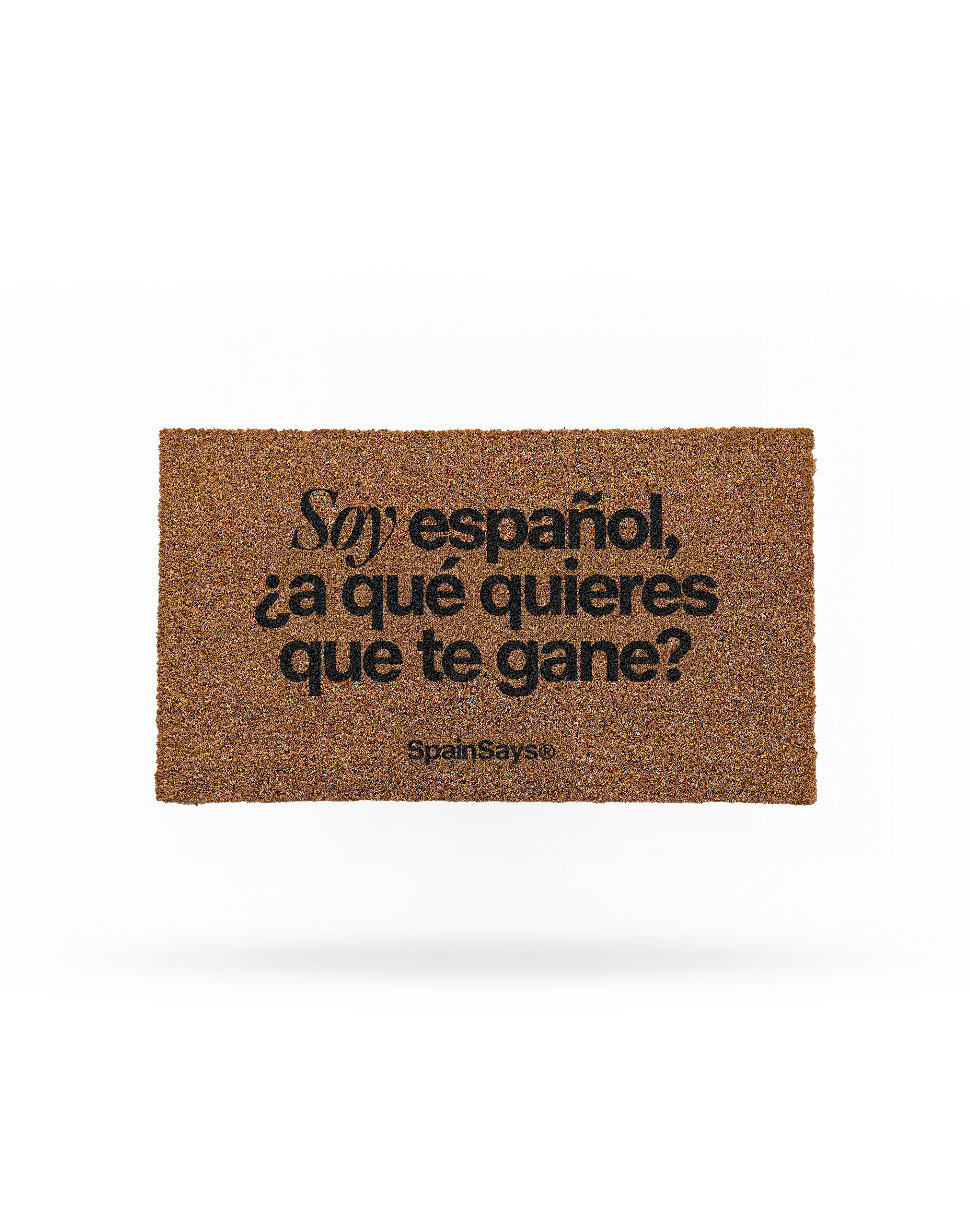 Felpudo “Soy español, a qué quieres que te gane"