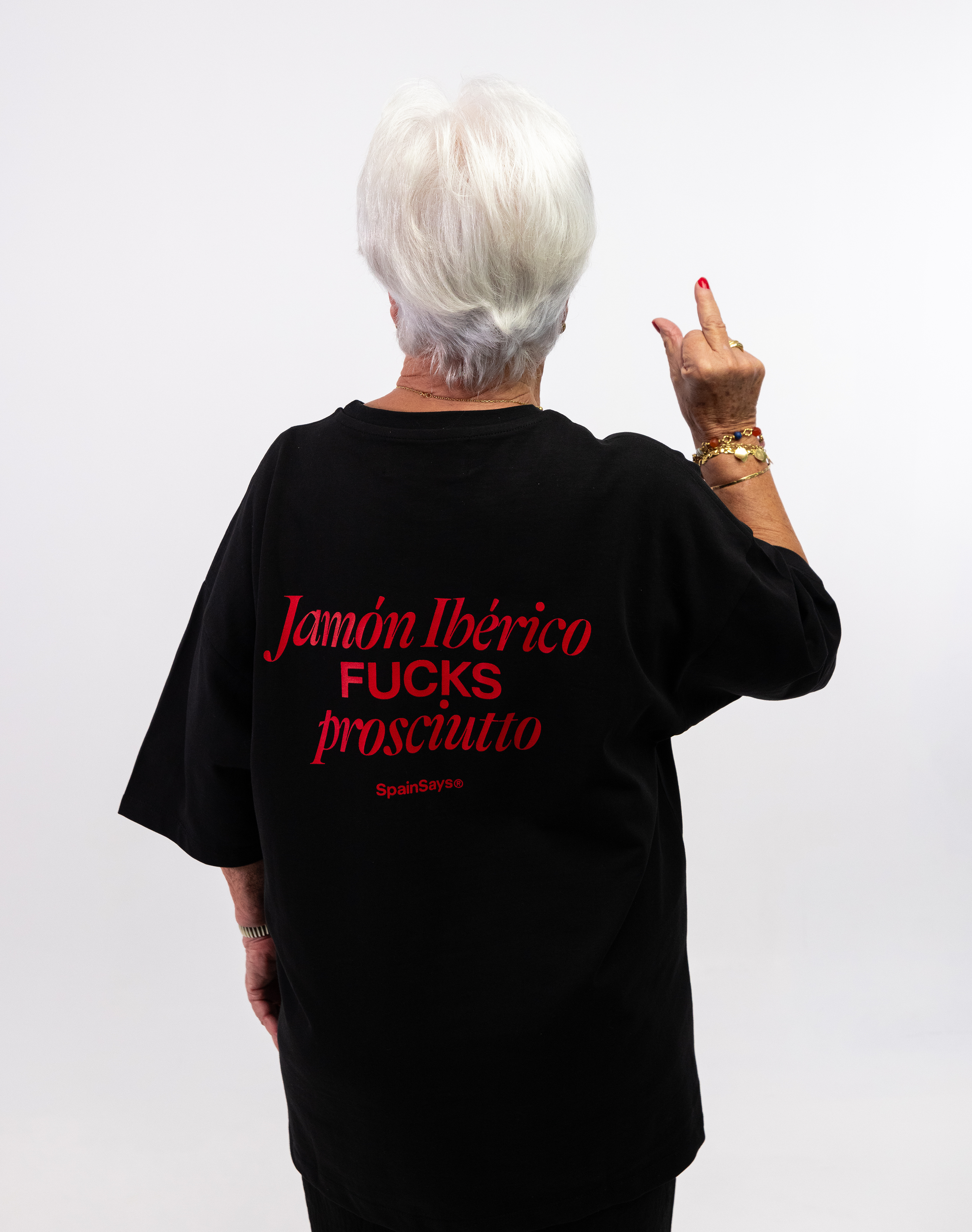 Camiseta Jamón Ibérico fucks Prosciutto