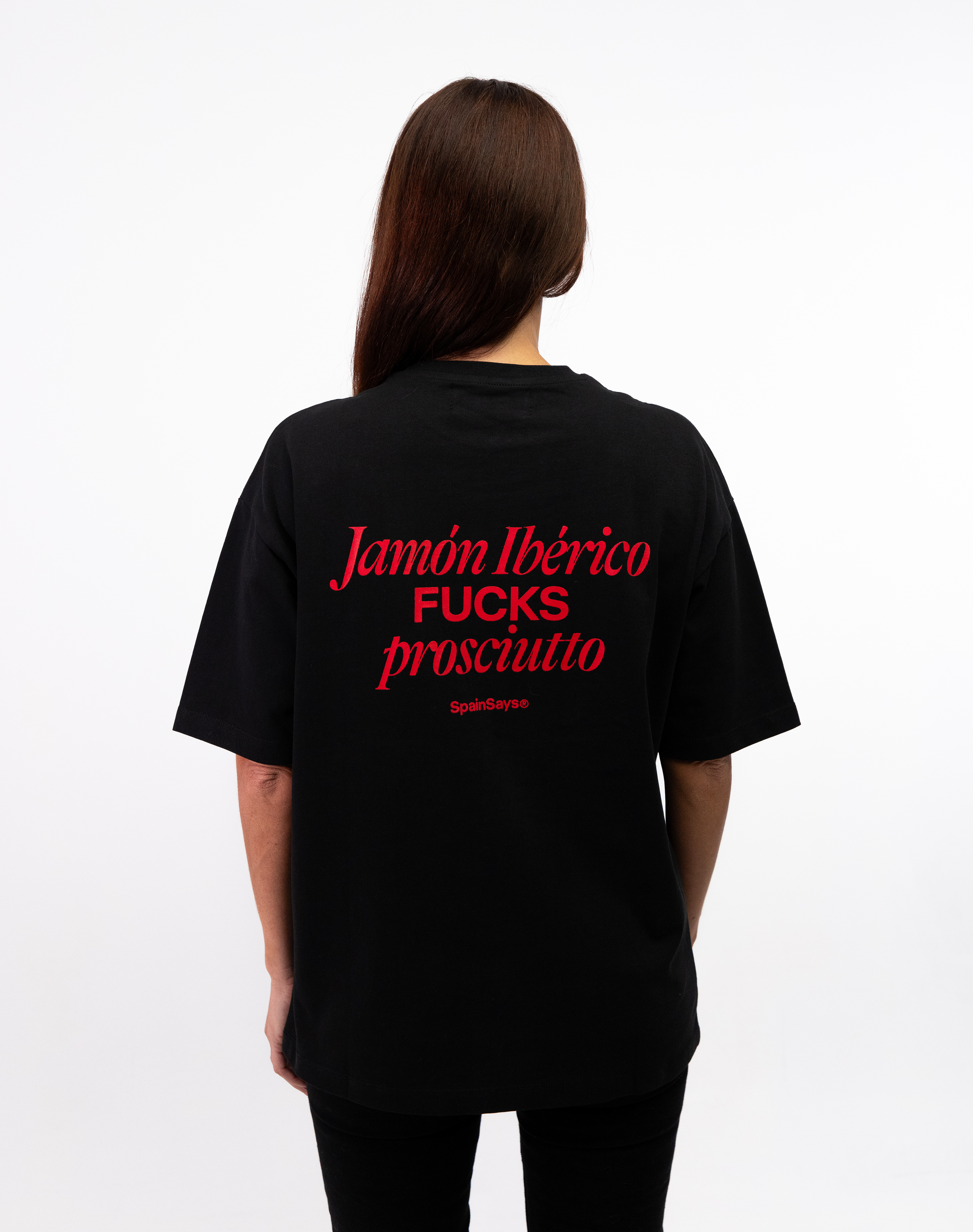 Camiseta Jamón Ibérico fucks Prosciutto