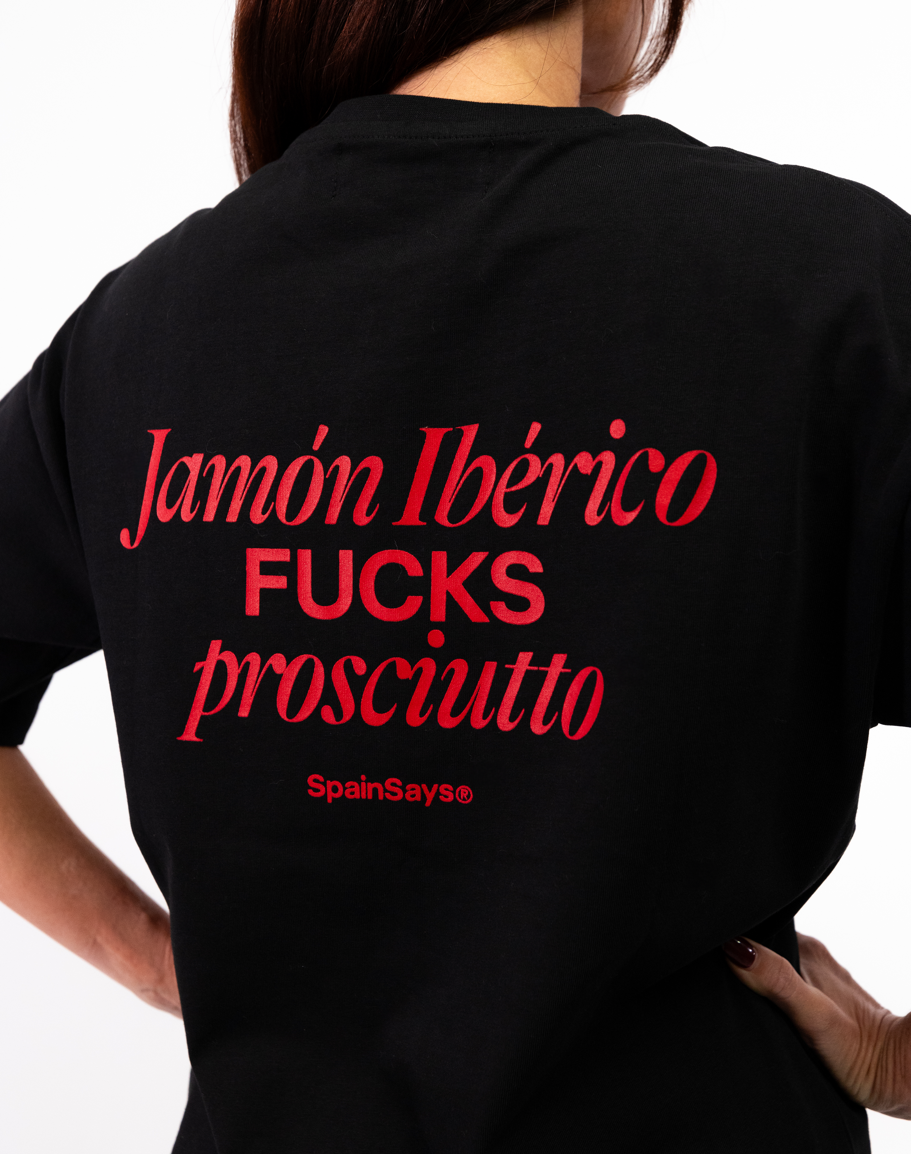 Camiseta Jamón Ibérico fucks Prosciutto