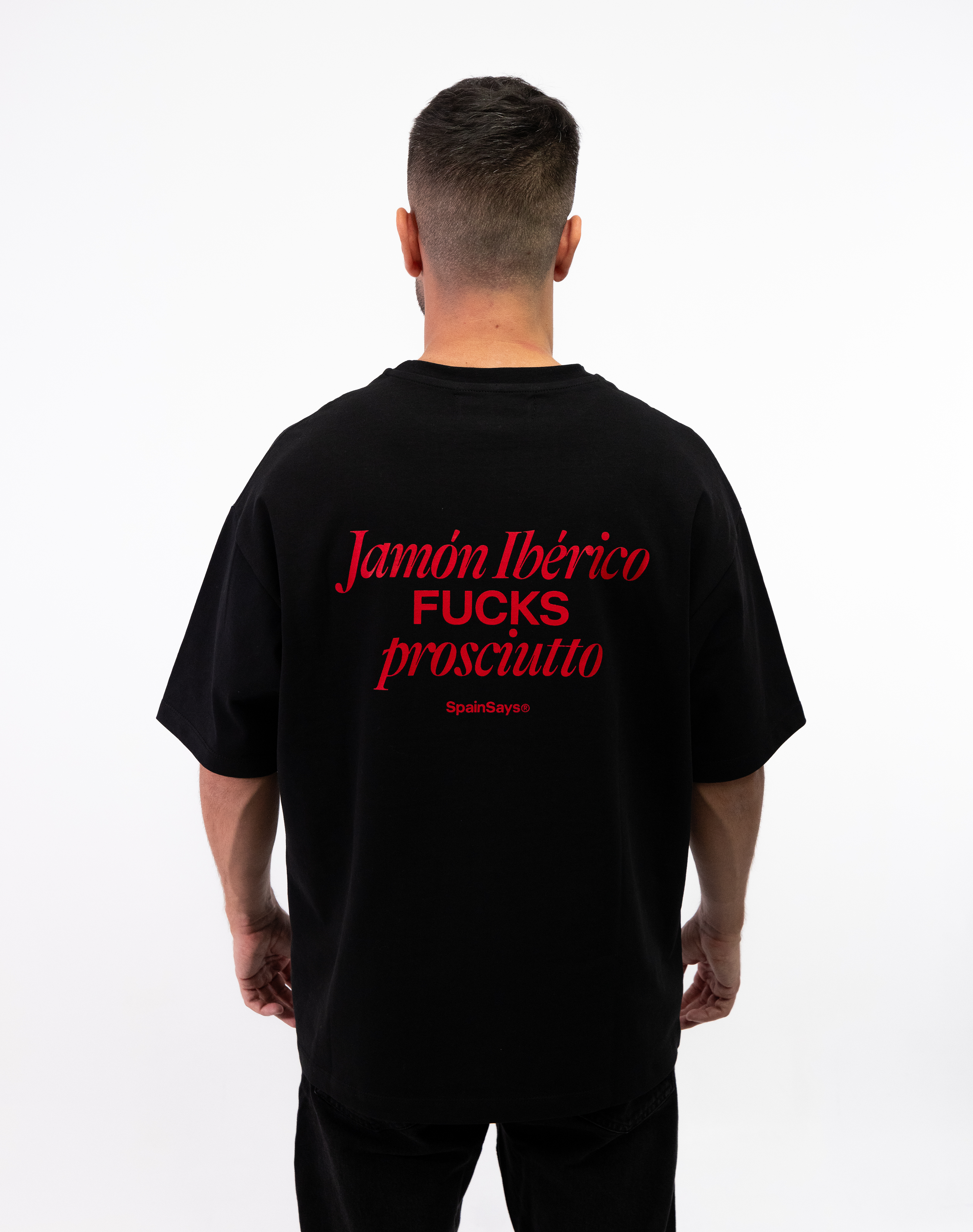 Camiseta Jamón Ibérico fucks Prosciutto